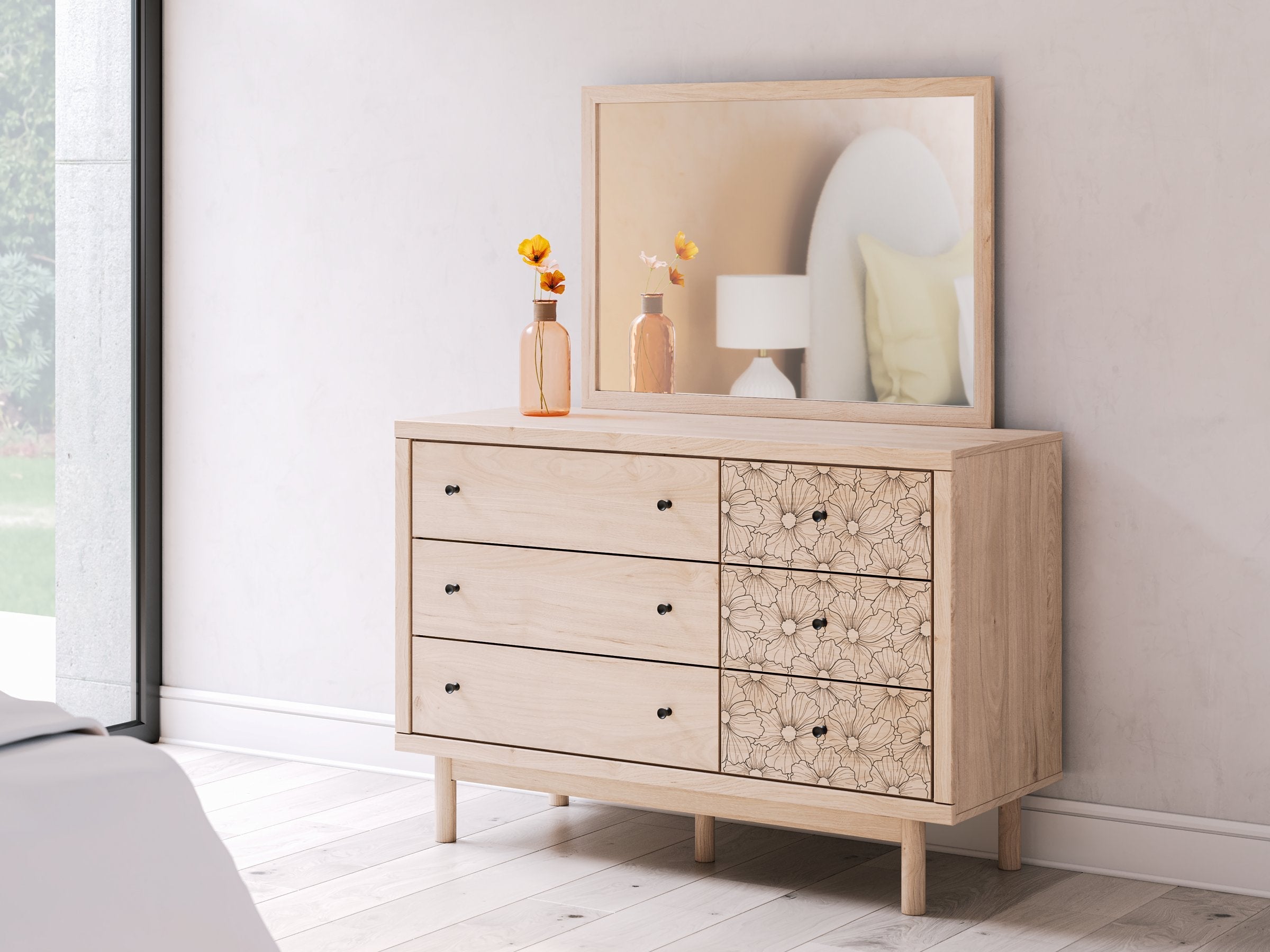 Arloster Dresser and Mirror