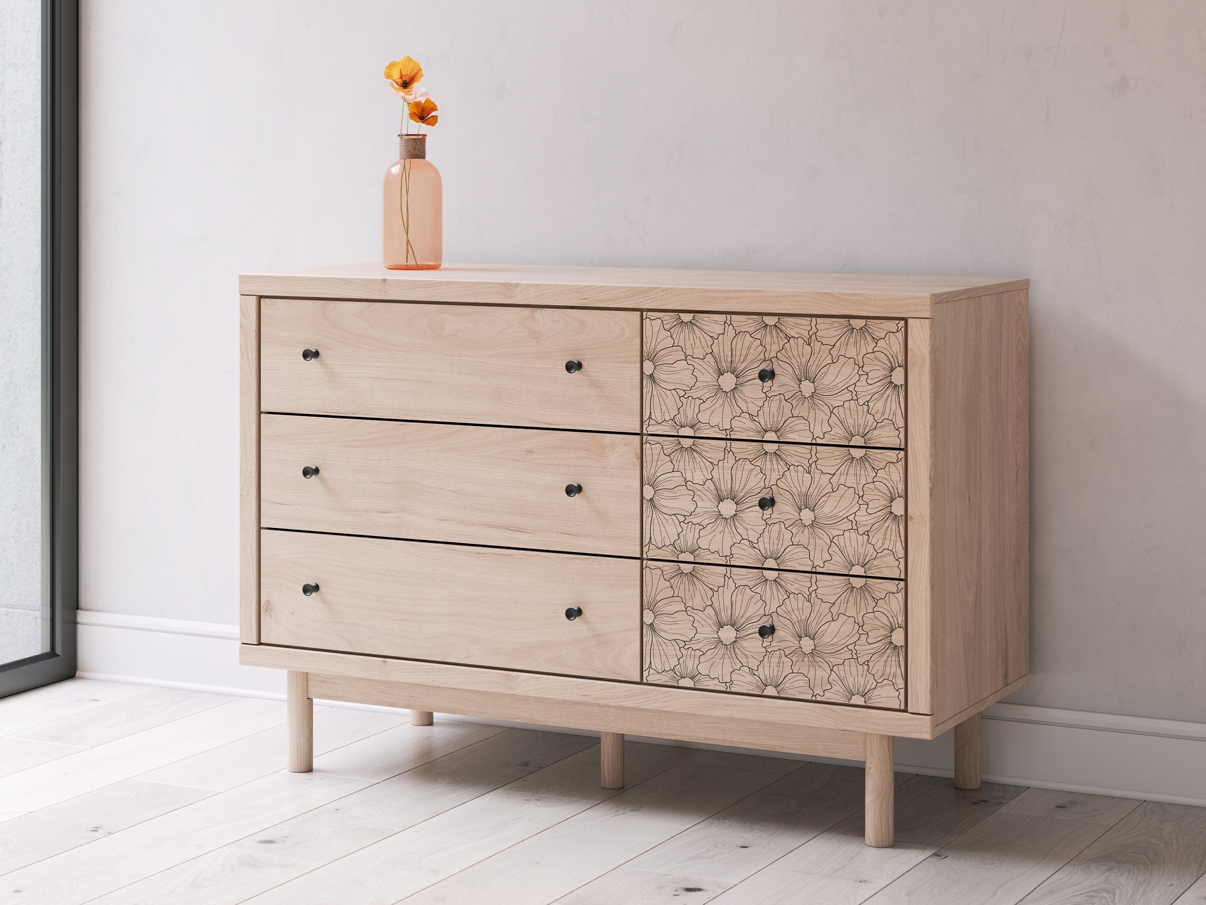 Arloster Dresser and Mirror